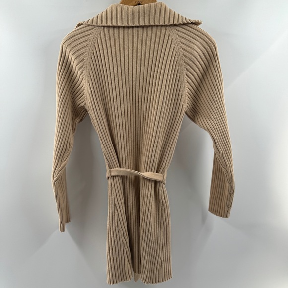 GAP Beige 100% Cotton Front-Tie Cardigan – Size Large - Picture 7 of 7